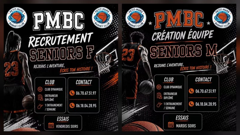 Le PMBC recrute des Séniors F et Séniors M pour la saison 2026-2027. Inscriptions ouvertes pour toutes les catégories !!!